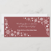 Carte Je vous souhaite une saison de beauté et de joie C (Devant)