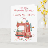 Carte Je vous suis très reconnaissant pour la fête des m (Fleur jaune)