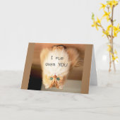 CARTE * JE VOUS SURVOLE* LE MARDI VOUS MONTRE COMBIEN JE (Fleur jaune)