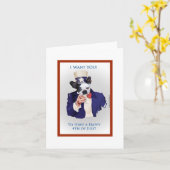 Carte Je vous veux (Fleur jaune)