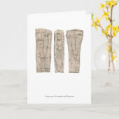 Carte Je vous vois à travers mes illusions (Fleur jaune)