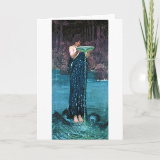 Carte Jealous Circe John William Waterhouse (Devant)