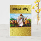 Carte Jean 10:7-21 Je suis le bon berger (Fleur jaune)