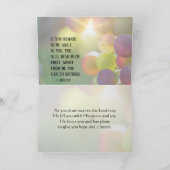 Carte Jean 15:5 Je suis la vigne Vous êtes les branches (Intérieur)