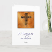 Carte Jean 3:16 (Dos)