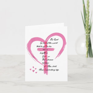 Carte Jean 3_16 Dieu a tant aimé le monde Saint-Valentin