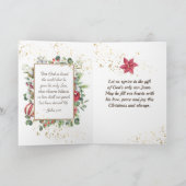 Carte Jean.3:16 Dieu si aimé le monde, Noël (Intérieur)