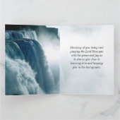 Carte Jean 7:37 Quiconque a soif vient à Moi ~Jésus (Intérieur)