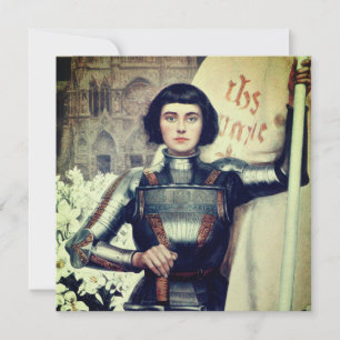 Carte Jeanne d'Arc (illustration Albert Lynch)