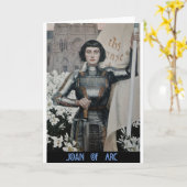 Carte Jeanne d'Arc par Albert Lynch (Fleur jaune)
