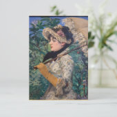 Carte Jeanne (Printemps) Par Édouard Manet (Debout devant)