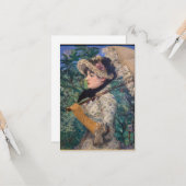 Carte Jeanne (Printemps) Par Édouard Manet (Devant/Arrière en situation)