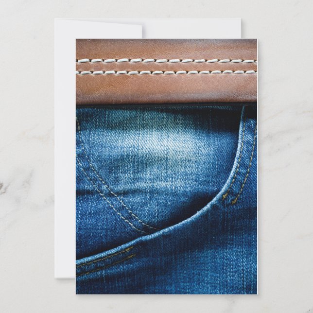 Carte Jeans bleus (Devant)