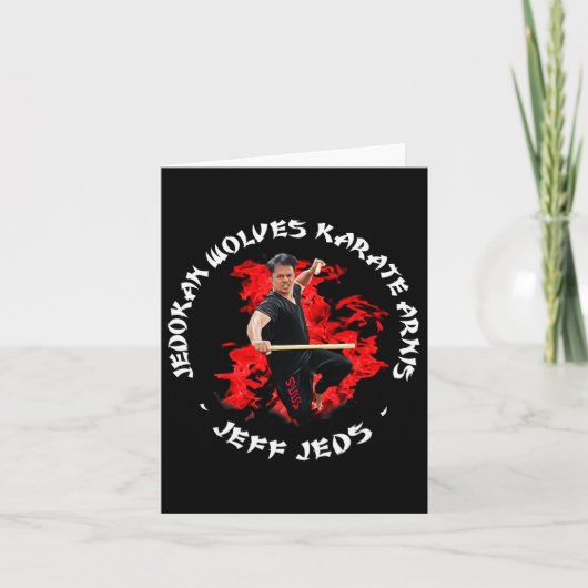 Carte Jeff Jeds Karate Arnis Jedokan (Devant)
