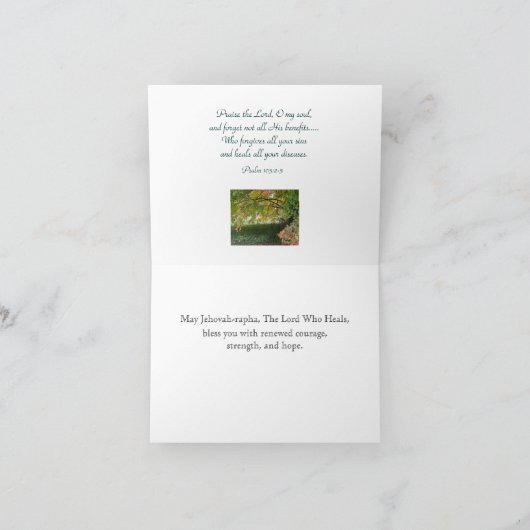 Carte Jéhovah-rapha (Intérieur)