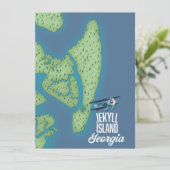 Carte Jekyll Island Georgia États-Unis (Debout devant)