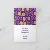 Carte Jelly au beurre d'arachide fête d'anniversaire PBJ (Intérieur)