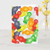 Carte Jelly Babies (Fleur jaune)