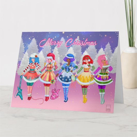 Carte Jem and the Holograms Christmas card (Devant)