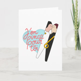 Carte J'en pince pour toi