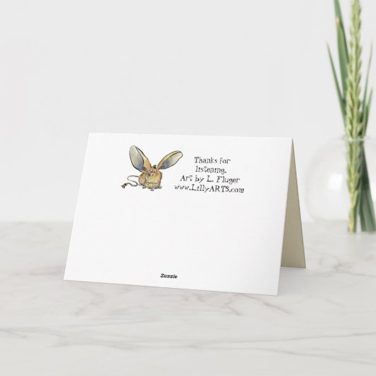 Carte Jerboa longue portée de dessin (Dos)