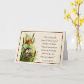 Carte Jeremiah 29:11 Je sais ce que j'ai pour vous (Fleur jaune)