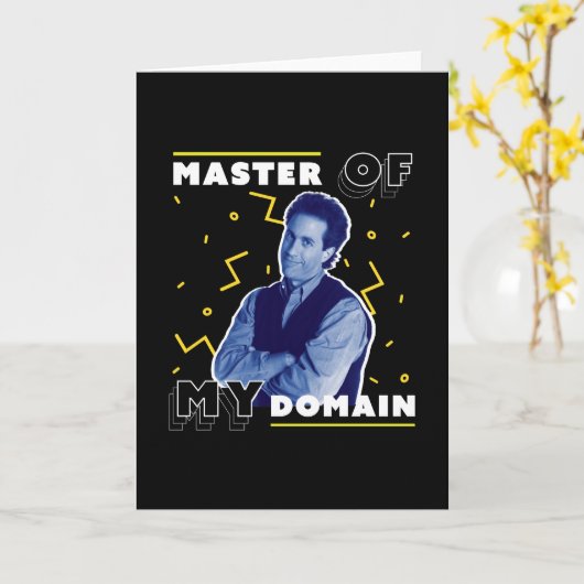 Carte Jerry Seinfeld | Master of My Domain (Fleur jaune)