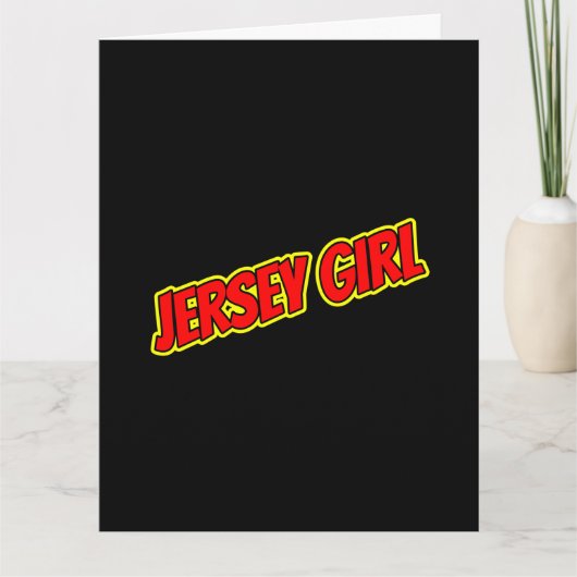 Carte Jersey de bande dessinée rouge et jaune (Devant)