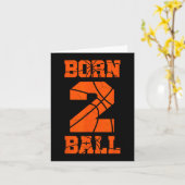 Carte Jersey de basketball 2e anniversaire Tee Deux ans (Fleur jaune)