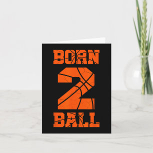 Carte Jersey de basketball 2e anniversaire Tee Deux ans