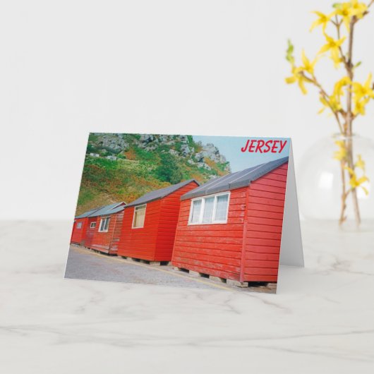 Carte Jersey sheds (Fleur jaune)