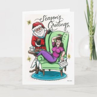 Carte J'espère que j'obtiendrai mon vœu de Noël !