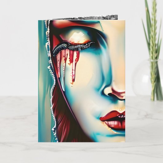 Carte J'espère que ta journée pleure (Devant)