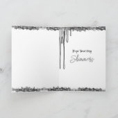 Carte J'espère que ta journée pleure (Intérieur)