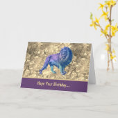 Carte J'espère que votre anniversaire est aussi sauvage  (Fleur jaune)