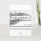 Carte J'espère que vous êtes mieux (Dos)