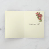 Carte J'espère que vous êtes mieux (Intérieur)