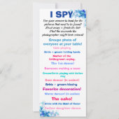 CARTE J'ESPIONNE ! (Devant)