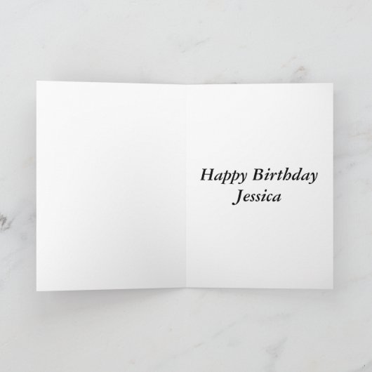 Carte Jessica, anniversaire de l'AP (Intérieur)