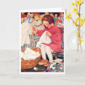 Carte Jessie Willcox Smith (Fleur jaune)