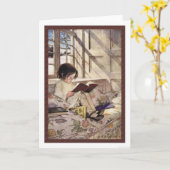 Carte Jessie Willcox Smith, Illustrator (Fleur jaune)