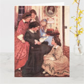 Carte Jessie Willcox Smith - petites femmes (Fleur jaune)