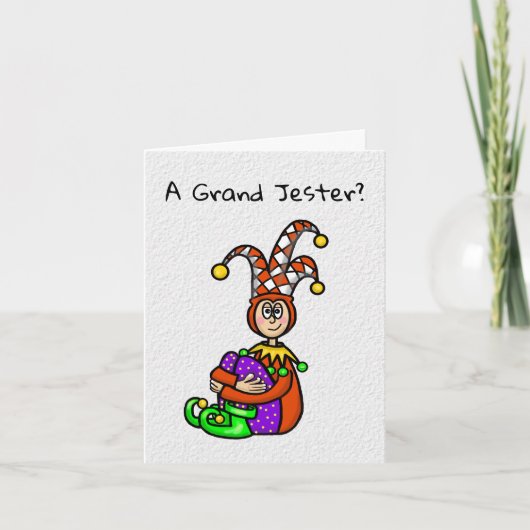 Carte Jester Mari Appréciation Day Card (Devant)