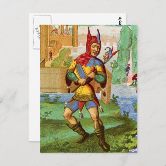 Carte Jester Post (Devant / Derrière)
