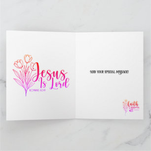 Carte Jésus - Ajoutez votre message spécial