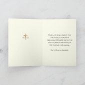 Carte Jésus Bon Berger Prêtre Encouragement (Intérieur)