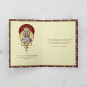 Carte Jésus Bon Pasteur Evêque Prêtre Encouragement (Intérieur)