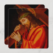 Carte Jesus carrying the cross card (Devant / Derrière)