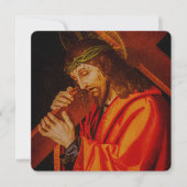 Carte Jesus carrying the cross card (Devant)