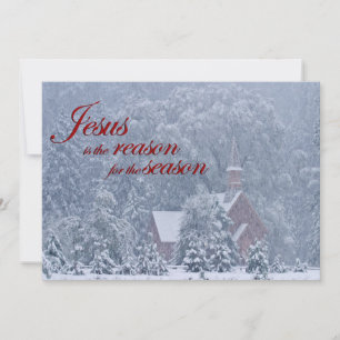 Carte Jésus cette saison - chapelle de Yosemite dans la